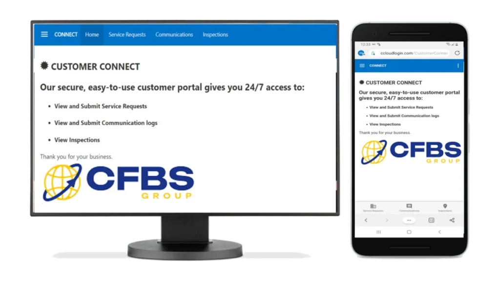 Commercial Cleaning Customer Portal